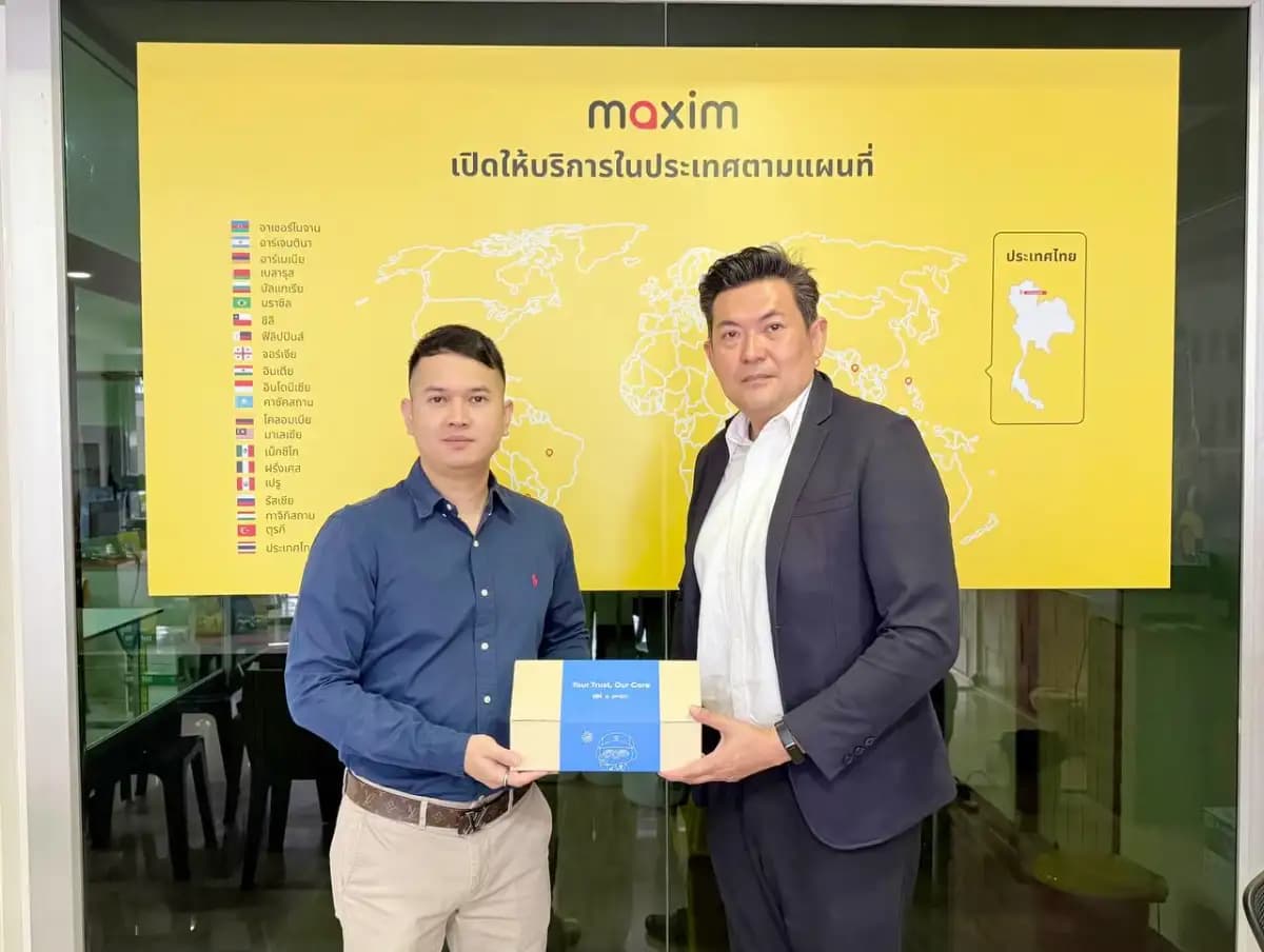 Maxim Thailand Helps Drivers Get Insurance  Faster: Launch of Collaboration with Krungthai Panich